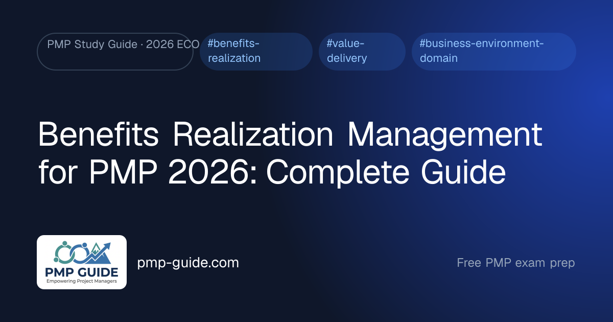Benefits Realization Management PMP 2026 Guide | PMP Guide
