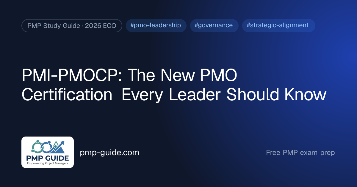 PMI PMO-CP Certification Guide for PMP Professionals | PMP Guide