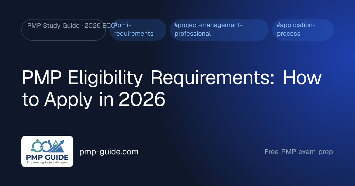 PMP Eligibility Requirements & Application Guide 2026 | PMP Guide